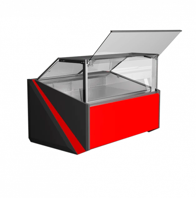 FDI160A Straight glass refrigerated displays
