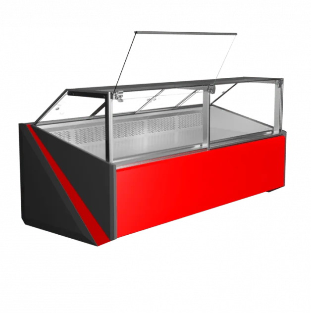 FDI260A Straight glass refrigerated displays