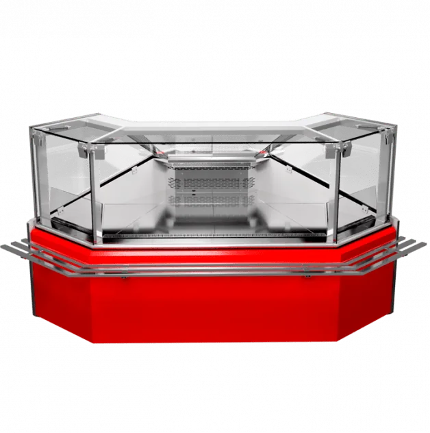 FDIE Straight glass refrigerated displays