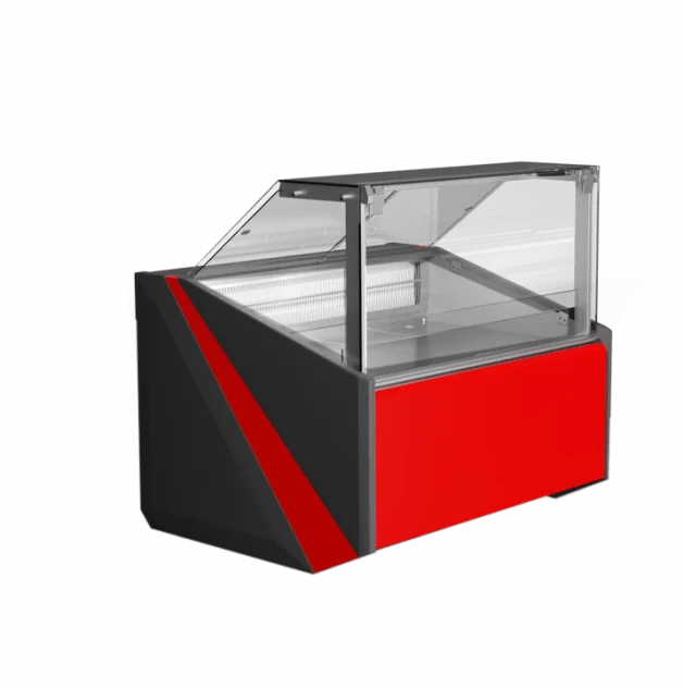 FGL130 Straight glass refrigerated displays