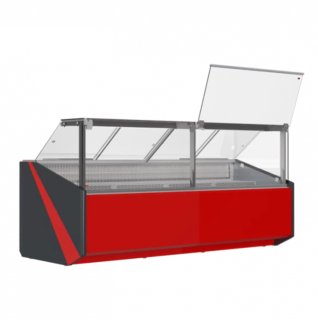 FGL260A Straight glass refrigerated displays